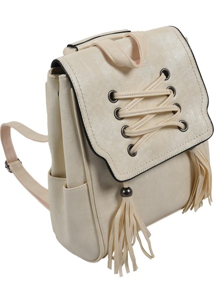 Bir Omuz Amfibi Küçük Sırt Çantası Retro Sırt Çantası Basit Çanta Beyaz (Yurt Dışından) fırsatları