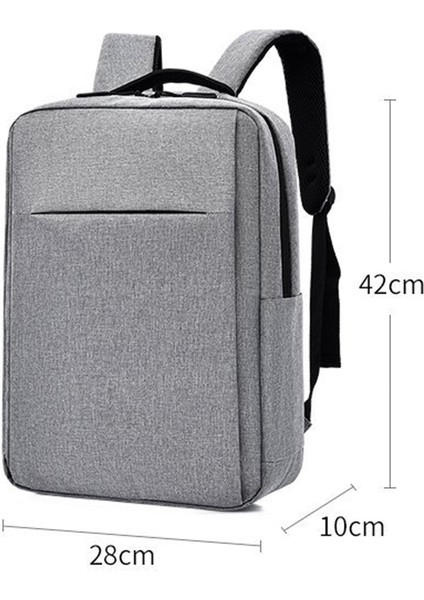Anti-Theft Laptop Sırt Çantası Büyük Kapasiteli Seyahat Çantası Erkek Su Geçirmez Sırt Çantası Öğrenci Okul Çantası-Siyah (Yurt Dışından)