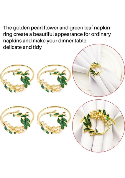 Peçete Halkası Çiçek Peçete Halkaları 6 Set Metal Peçete Tutucu Düğün Parti Yemeği Masa Dekorasyon Için (Yurt Dışından) fiyatları