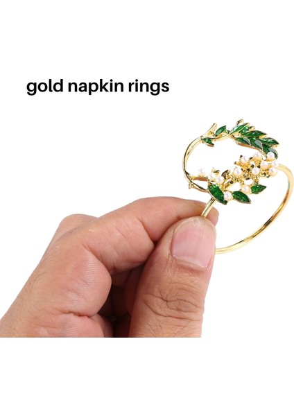 Peçete Halkası Çiçek Peçete Halkaları 6 Set Metal Peçete Tutucu Düğün Parti Yemeği Masa Dekorasyon Için (Yurt Dışından) modelleri