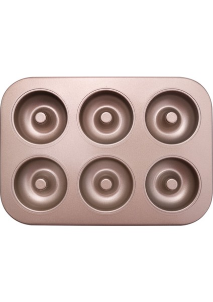 Yapışmaz Donut Tavası 1 Parça Donut Pişirme Tepsisi Karbon Çelik Donut Kalıbı Donut Pişirme Kabı Çanta Kalıbı 6 Donuts (Yurt Dışından) fiyatları