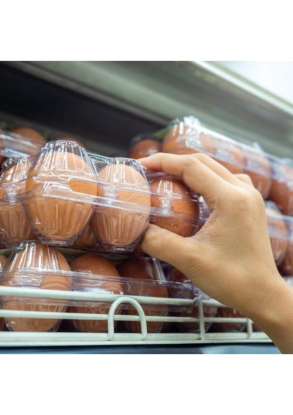 36 Adet Yumurta Kartonları Şeffaf Plastik Yumurta Tutucu Saklama Kabı Yumurta Tepsisi Aile Mera, Buzdolabı Depolama, 6 Izgaralar (Yurt Dışından)