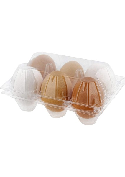 36 Adet Yumurta Kartonları Şeffaf Plastik Yumurta Tutucu Saklama Kabı Yumurta Tepsisi Aile Mera, Buzdolabı Depolama, 6 Izgaralar (Yurt Dışından)