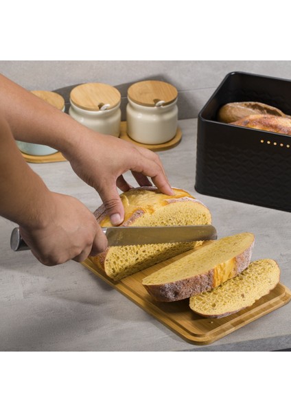 Ekmek Kutusu, Karbon Kaplamalı Yenilikçi Ekmek Kutuları, Entegre Havalandırma Delikli, Bambu Kapaklı Beyaz (Yurt Dışından) modelleri