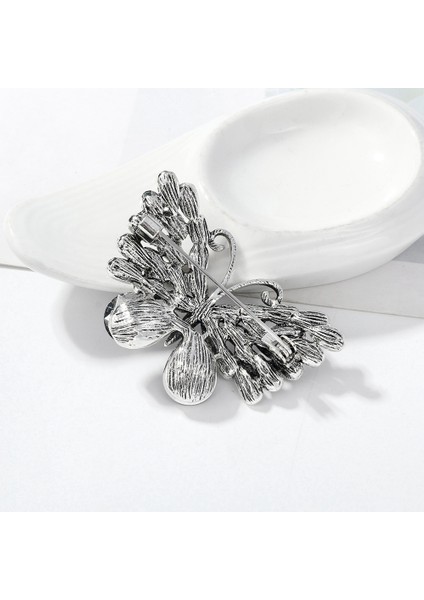 Kadınlar Için Kristal Rhinestones Kelebek Broş Broş Pin Ceket Broş Ziyafet Düğün Broş Hediyeler (Yurt Dışından)