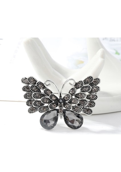 Kadınlar Için Kristal Rhinestones Kelebek Broş Broş Pin Ceket Broş Ziyafet Düğün Broş Hediyeler (Yurt Dışından)