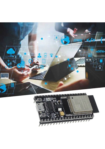 ESP-WROOM-32E Wıfı Çift Çekirdekli Cpu Geliştirme Kartı ESP-WROOM-32E Wıfı+Bluetooth Ana Kart Seri Port Modülü (Yurt Dışından)