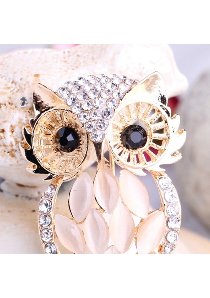 Kadın Hayvan Broş Broş Altın Rengi Parlak Baykuş Broş Broş Takı Düğün Parti Takı En Iyi Hediye (Yurt Dışından) fiyatları