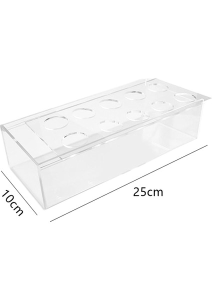 Şeffaf Akrilik Çiçek Vazo Dikdörtgen Çiçek Centerpiece Yemek Masası Için 9.8 Inç Uzun Dekoratif Modern Vazo (Yurt Dışından) fiyatları