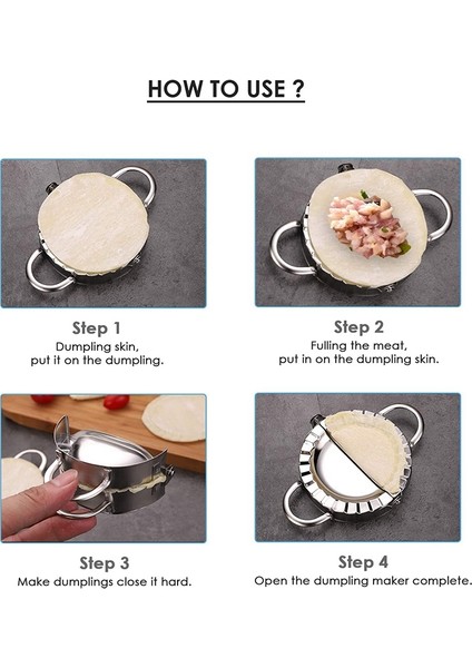 Börek Makinesi, Pres, Lezzetli Çin Köfteleri Pişirme, Börek Kalıp Seti ve Kesici Mutfak Aksesuarları (Yurt Dışından) fırsatları