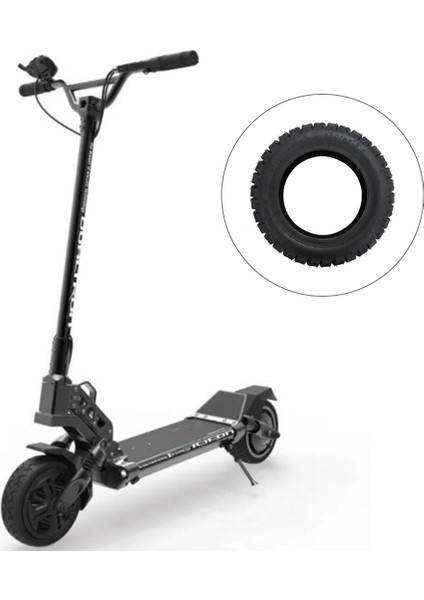 11 Inç 100/65-6.5 Elektrikli Scooter Vakumlu Lastik Tubeless Lastik Dualtron Dt Için Lastik Valf ile Arazi Lastiğini Genişletin (Yurt Dışından)