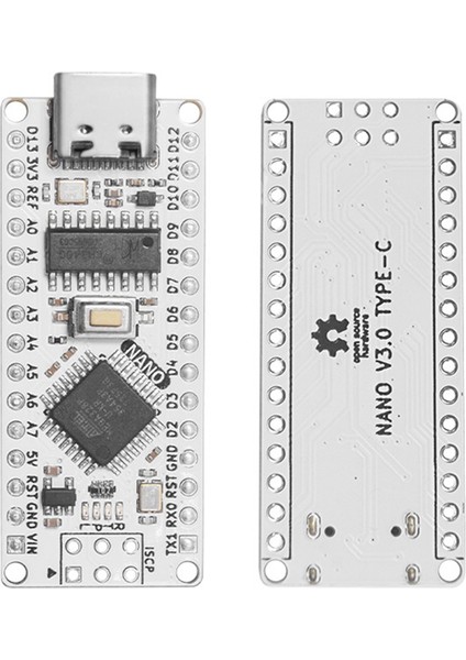 CH340G, Beyaz B ile Uyumlu Geliştirilmiş ATMEGA328P Geliştirme Kartı Tip-C Arayüzü (Yurt Dışından)