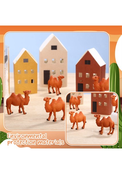 24 Adet Deve Figürleri Minyatür Oyuncaklar Deve Modelleri Kek Toppers Için Hayvan Figürleri Ev Masaüstü Süsler Dekor (Yurt Dışından) fırsatları