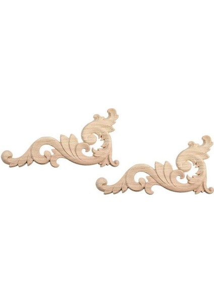 20 Parça Süs Süsleme Ahşap Süsler Dolap Mobilya Köşesi Için El Yapımı 15X7.5 cm (Yurt Dışından) modelleri