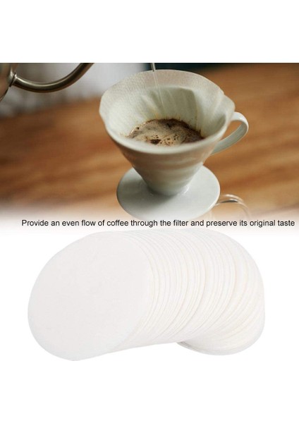 Kahve Makinesi ve Espresso Makinesi Için 350 Adet Yuvarlak Tek Kullanımlık Damla Kahve Filtre Kağıdı Süzgeçler (Yurt Dışından)