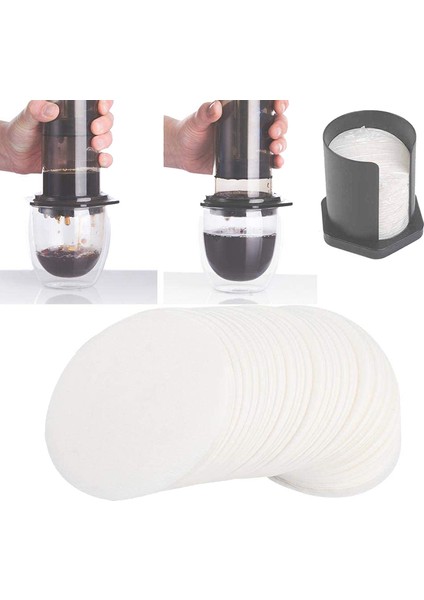 Kahve Makinesi ve Espresso Makinesi Için 350 Adet Yuvarlak Tek Kullanımlık Damla Kahve Filtre Kağıdı Süzgeçler (Yurt Dışından)
