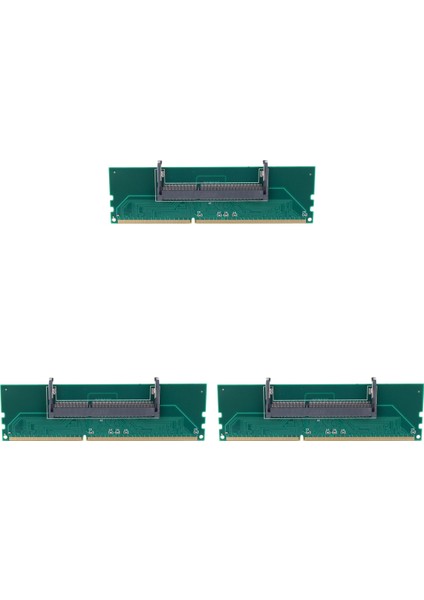 3x Ddr3 Dizüstü Bilgisayar So-Dımm'den Masaüstüne Dımm Bellek Ram Konnektör Adaptörü Ddr3 Dizüstü Bilgisayar Dahili Bellek Masaüstü Ram Adaptörü (Yurt Dışından)