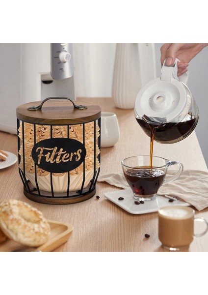 Kahve Barı Aksesuarları Için Kahve Filtresi Tutucu Depolama Güzel Kahve Filtresi Saklama Kabı ve Dağıtıcı (Yurt Dışından) modelleri