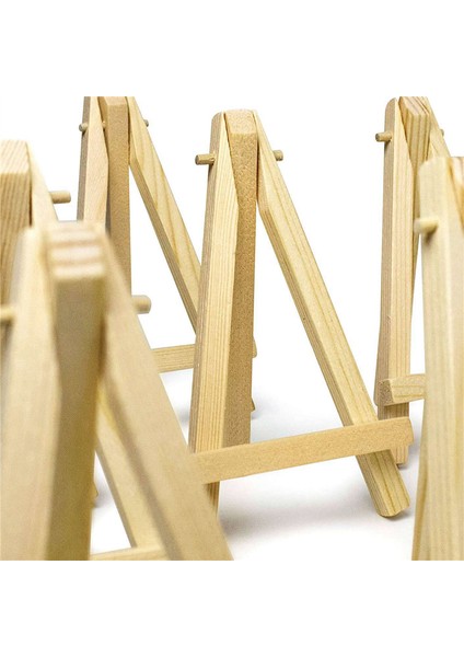 125 Parça Mini 5 Inç Ahşap Şövale. Kartvizitler, Sergi Fotoğrafları, Küçük Kanvaslar, Sınıfta Kendin Yap Sanat ve El Sanatları (Yurt Dışından) modelleri