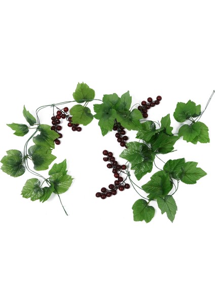 Ev Bahçe Dekorasyonu Için 4x Yapay Üzüm Asması Çelenk Meyvesi (Yurt Dışından) fiyatları