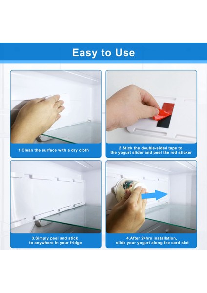 Buzdolabı Için Yoğurt Organizatör, Buzdolabı Organizatör Için Yoğurt Tutucu Slider Yoğurt Organizatör Sürgülü Yoğurt Tutucu (Yurt Dışından) indirimleri