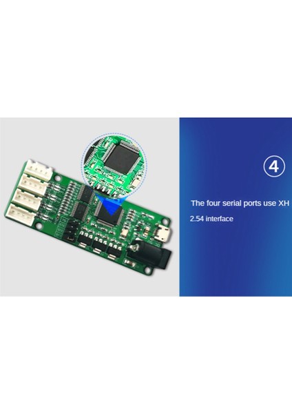 Seri Port Modülü Uart Usb'den 4 Yollu Ttl FT4232 Çip Dc 5V Ekipman Için Dönüştürücü Kartı (Yurt Dışından)