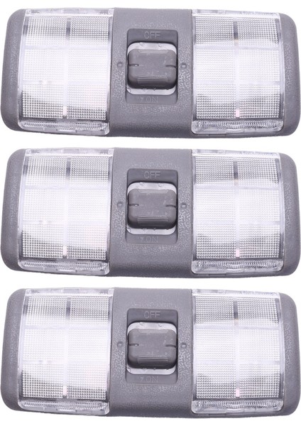 3x Araba Iç Çatı Tavan Aydınlatması Okuma Lambası MB774928 Montero V31 V32 V33 V43 1990-2004 (Yurt Dışından)