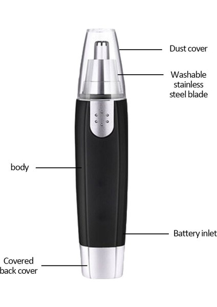 Adet Elektrikli Burun Kılı Düzeltici Uygulama Tıraş Makinesi Kesme Kulak Boyun Kaş Düzeltici Tıraş Makinesi Erkekler Temiz Düzeltici Jilet (Yurt Dışından) modelleri