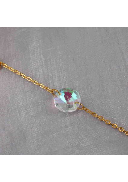 2x Kristal Güneş Yakalayıcı, Gökkuşağı Prizması, Pencere Güneş Yakalayıcı, Altın Kaplama Göksel Güneş Yakalayıcı, Kristallerle Boho Güneş ve Ay (Yurt Dışından)