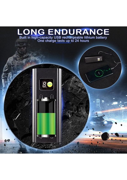 Şarj Edilebilir Bisiklet Işık Seti, Gece Sürüşü Için Su Geçirmez Bisiklet Işıkları 8000 Lümen 5 8 Mod 5200MAH USB Şarj (Yurt Dışından)