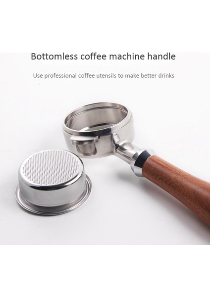 Adet 58 mm Paslanmaz Çelik Kahve Makinesi Nuova Kahve Makinesi Profesyonel Aksesuar Için Dipsiz Portafilter (Yurt Dışından)