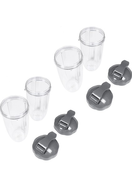 Nutribullet 600W ve Pro 900W Blender Için Açılır Kapaklı 32OZ Yedek Bardaklar (4 Paket) (Yurt Dışından) fiyatları