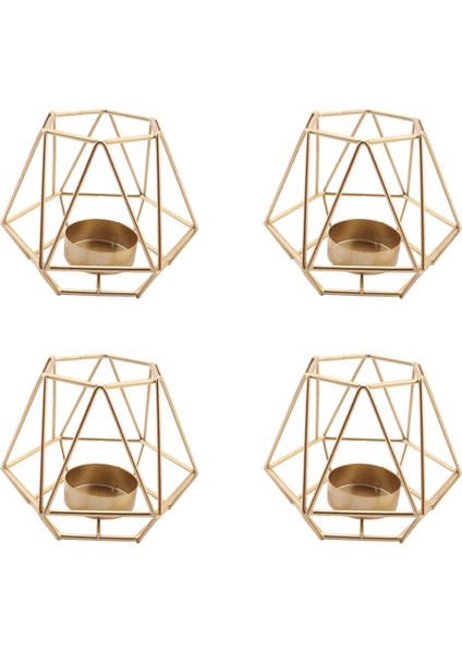 12 Adet Metal Geometrik Tasarım Çay Işık Adak Mumluklar, Içi Boş Tealight Mumluklar (Yurt Dışından) modelleri