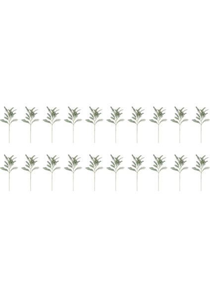 Sahte Kuzu Kulak Kaynaklanıyor 20 Adet Akın Yapay Yeşillik Katı Sprey Sahte Tavşan Kulak Yaprakları Ev Düğün Için Dıy Zanaat (Yurt Dışından)