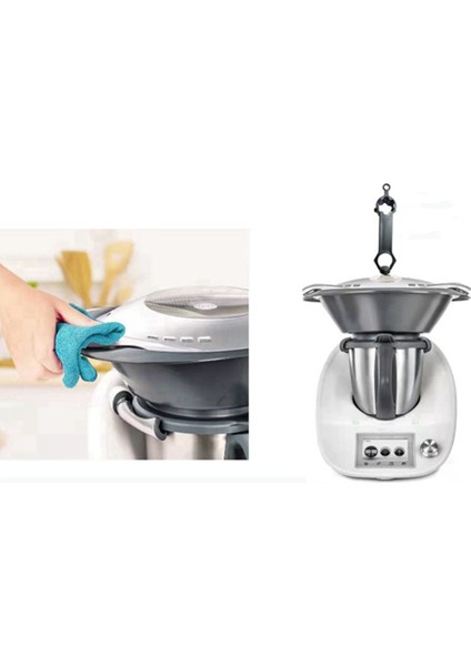 Hamur Pasta Sökücü Hamur Çiçek Bıçağı Sucker Döndürme Yardımlı Thermomix Tm5 Tm6 Aksesuarları Için Döner Yardım Parçası Gri (Yurt Dışından) indirimleri