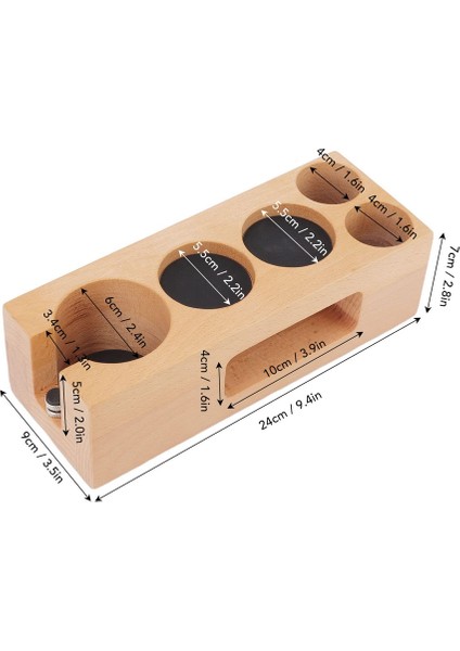 Espresso Sabotaj Tutucu Istasyonu, 5 Delikli Kaymaz Ahşap Espresso Sabotaj Mat Standı Sabotaj Istasyonu Mat ile Ahşap Taban (Yurt Dışından) indirimleri