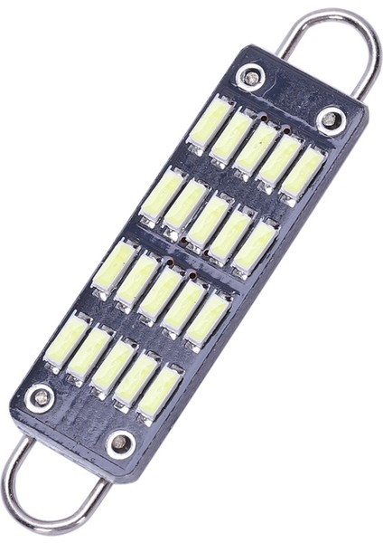 Ampul 44MM Parlak Beyaz Festoon LED Ampul, 20 Smd Sert Döngü 1.73 Inç Iç Kubbe Haritası LED Işıklar 561 562 567, 12'li Paket (Yurt Dışından)