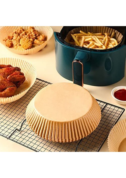 70 Adet Hava Fritöz Tek Kullanımlık Kağıt Astar Fırçalı Yapışmaz Tek Kullanımlık Hava Fritöz Kağıt Gömlekleri Pişirme Kavurma Için (Yurt Dışından)