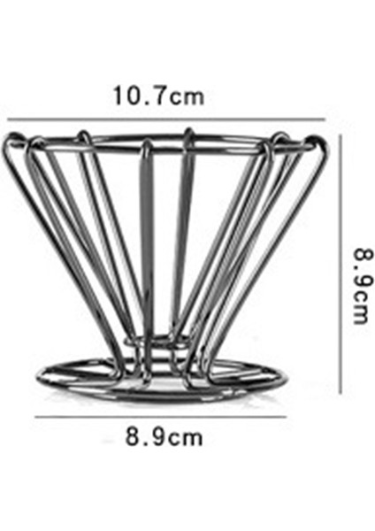 Demir Kahve Damlatıcı Katlanabilir Filtre V60 Tarzı Kahve Damla Filtreli Fincan Taşınabilir Yeniden Kullanılabilir Kağıtsız Üzerine Dökün (Yurt Dışından) fiyatları