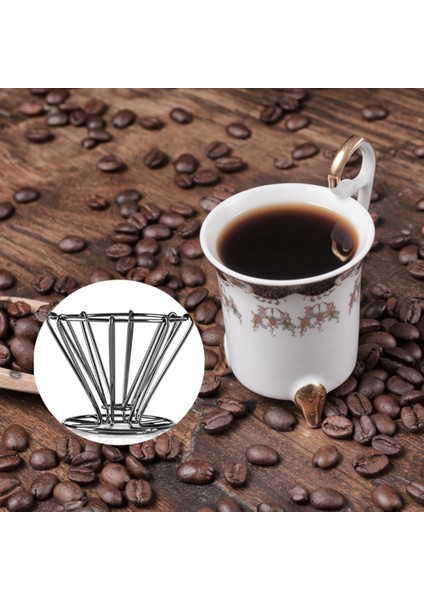 Demir Kahve Damlatıcı Katlanabilir Filtre V60 Tarzı Kahve Damla Filtreli Fincan Taşınabilir Yeniden Kullanılabilir Kağıtsız Üzerine Dökün (Yurt Dışından) modelleri