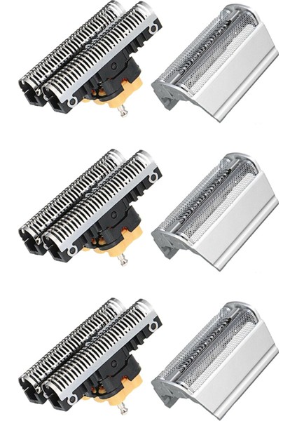 Braun Tıraş Makinesi 31S 31B 5000 6000 Serisi 3 Için 6x Kombi Makas Bıçağı Kafası (Yurt Dışından)