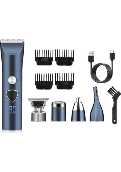 Erkekler Için Sakal Düzeltici Elektrikli Saç Kesme Makinesi Akülü Erkek Bakım 5 In 1 Kiti Saç Düzeltici ve Bıyık Düzeltici ve Burun (Yurt Dışından) fırsatları
