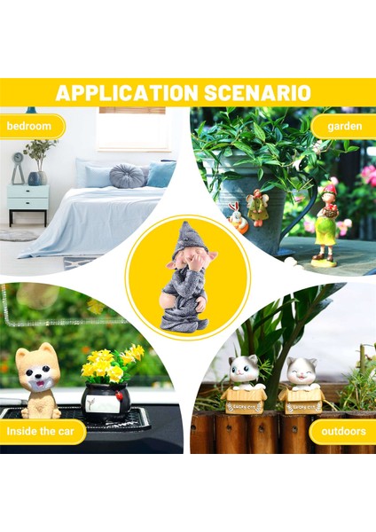 Yaramaz Gnome Kaka Minyatür Heykel Kaka Simüle Heykelcik Kalıp Komik Reçine Cüce Komik Gerçekçi Tuhaf Hediye (Yurt Dışından)