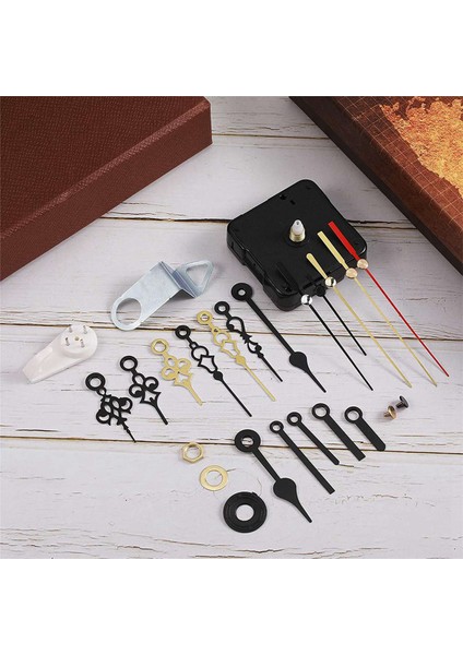 21 Takım Quartz Saat Hareket Mekanizması, Sessiz Kısa Şaftlı Saat Mekanizmaları, Ibreli, Duvar Saati Mekanizma Parçaları (Yurt Dışından) modelleri