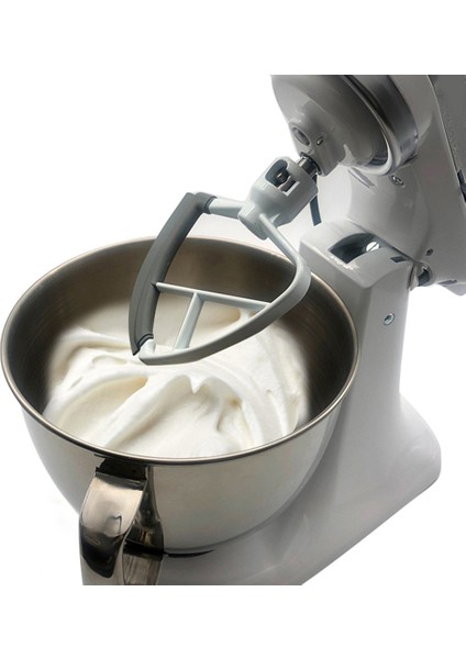Kitchenaid 4.5-5qt Için Esnek Kenar Çırpıcı Eğimli Kafa Mikser Ev Mutfak Karıştırma Aparatı Değiştirme (Yurt Dışından)