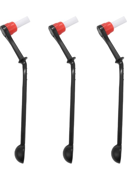 3x 2 In 1 Kahve Makinesi Fırçası Naylon Espresso Kahve Öğütücü Fırçalar Kahve Kaşığı Makinesi Grup Başkanı Mutfak Aletleri (Yurt Dışından)