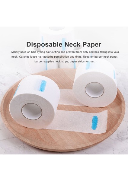 Boyun Saç Kesim Yaka Fırfır Şerit Rulo Kağıt Hijyen Salon Berber Bertarafı (Yurt Dışından) modelleri