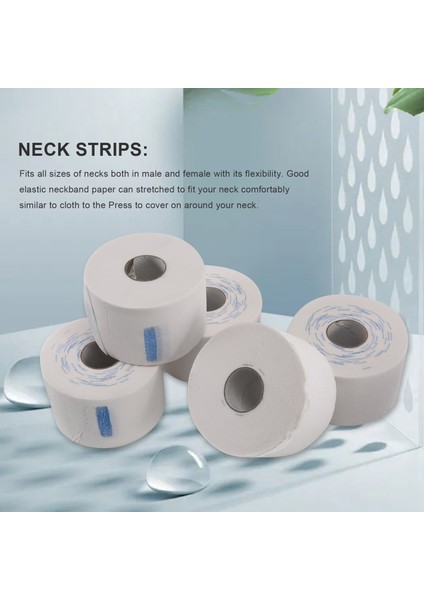 Boyun Saç Kesim Yaka Fırfır Şerit Rulo Kağıt Hijyen Salon Berber Bertarafı (Yurt Dışından) fırsatları