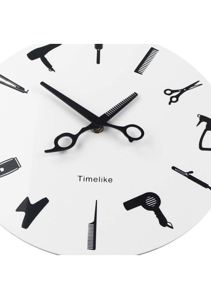 Timelike Berber Stilist Araçları Duvar Saati Modern 3D Kuvars Sigara Geçiyor Güzellik Kuaför Saatleri Ev Dekor Hediye Için Izle (Yurt Dışından) modelleri