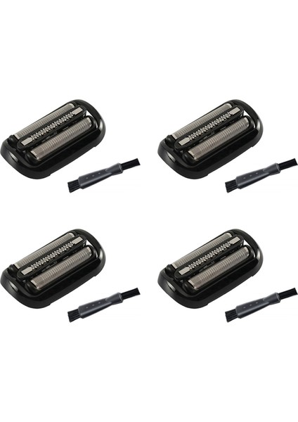 4x Braun 53B Serisi 5-6 50-R1000S 50-B1300S 50-R1320S 50-R1300S 50-M4000CS 50-M4200CS Için Elektrikli Tıraş Makinesi Kafasını Değiştirin (Yurt Dışından)